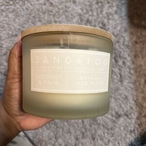 SAND + FOG Coconut Calm Scented Candle - Frosted Sage